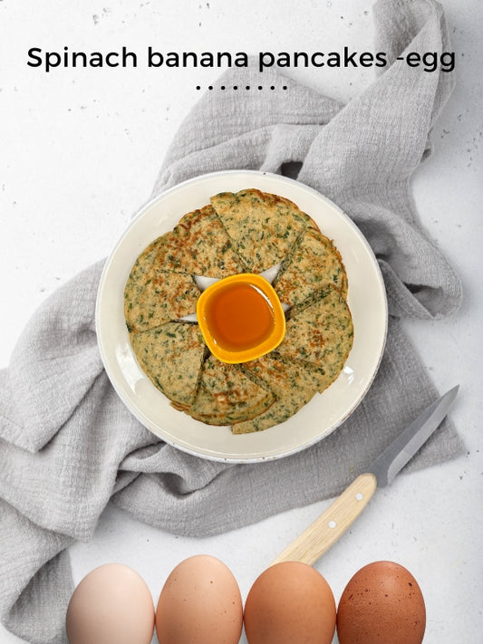 Spinach Banana Pancakes – Egg