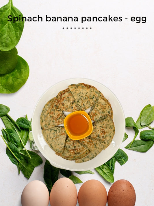 Spinach Banana Pancakes – Egg