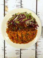 African Emerge Harissa Paneer with Couscous