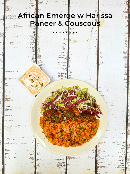 African Emerge Harissa Paneer with Couscous